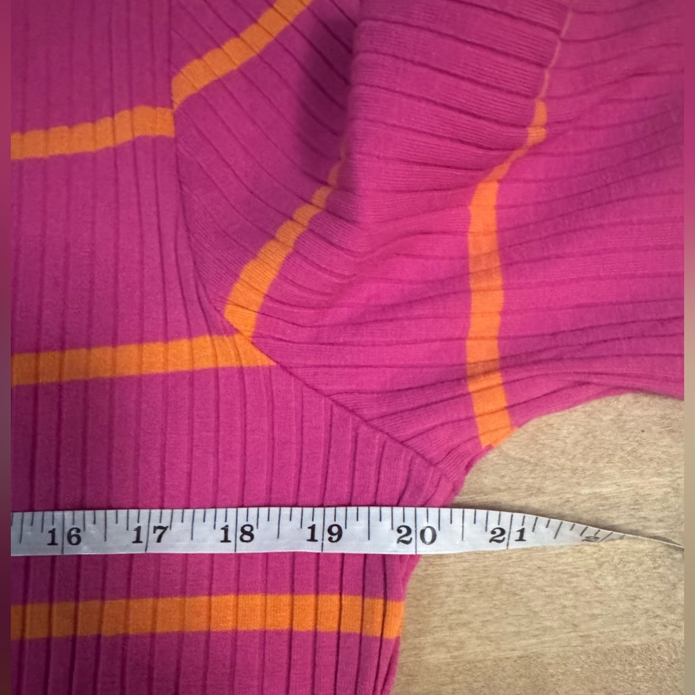 NWT Sanctuary Must Have Pink and Orange Striped Dress 1X - Picture 13 of 16